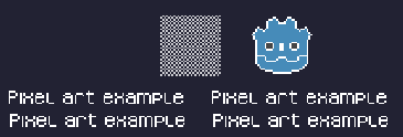 Beispiel für Kommazahl-Skalierung (Pixel-Art sieht falsch aus)