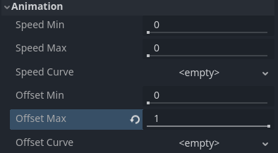 Einrichten einer Partikelanimation für einen zufälligen Offset bei der Emission