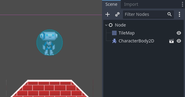 Moving the player with code — Godot Engine (stable) documentation