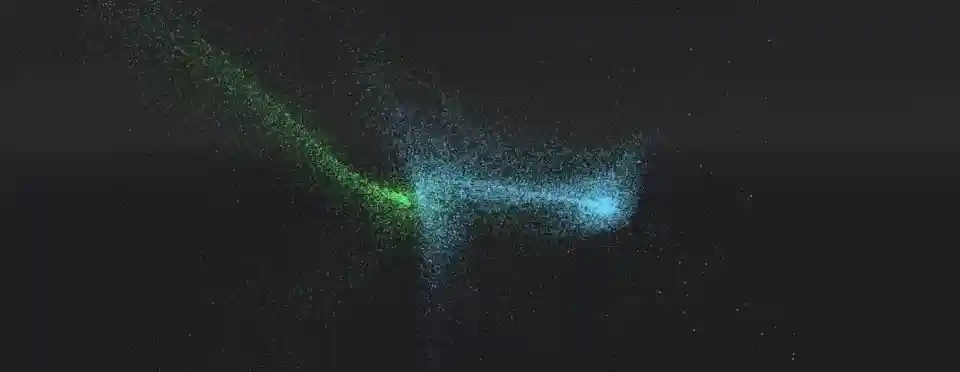 Vector field attractor in a field of particles