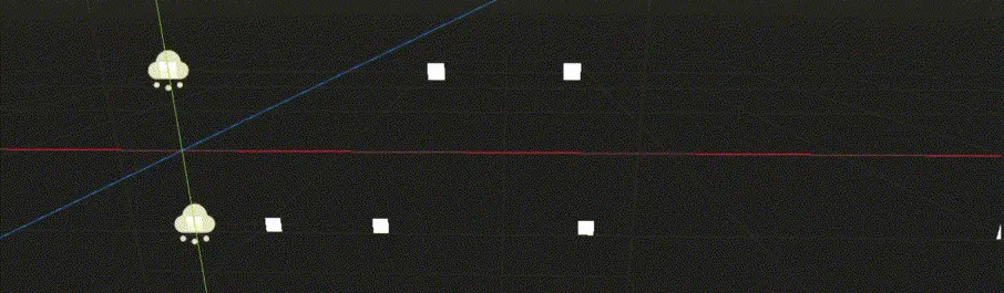 Diferentes valores para aceleração linear de partículas